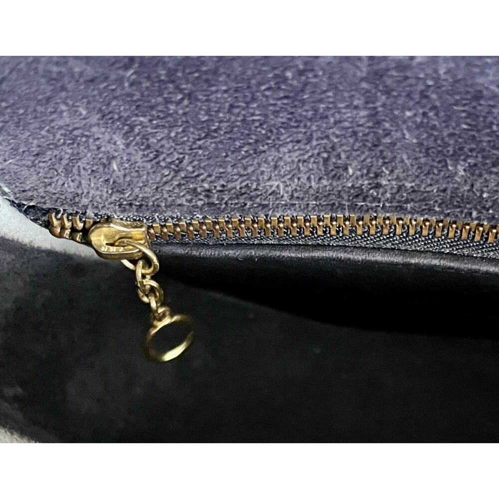 Vintage Coach Court Bag Black Leather Turnlock Crossbody USA Made Style 0069 - Picture 10 of 13